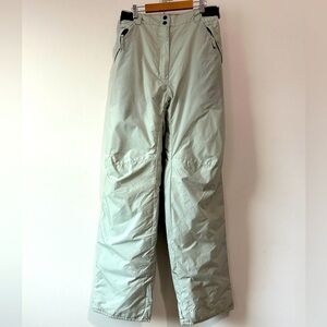 Gray Women's Arctix Padded Snow Pants With Elastic Back And Side Fastners Sz Lg